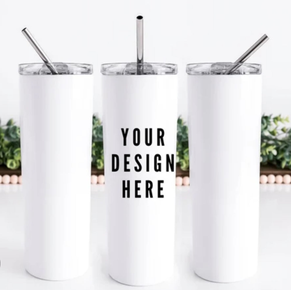 Custom 20oz skinny tumbler