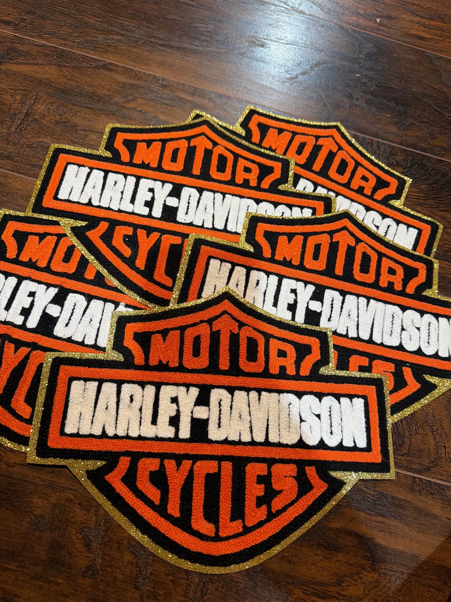 Harley D iron on patch