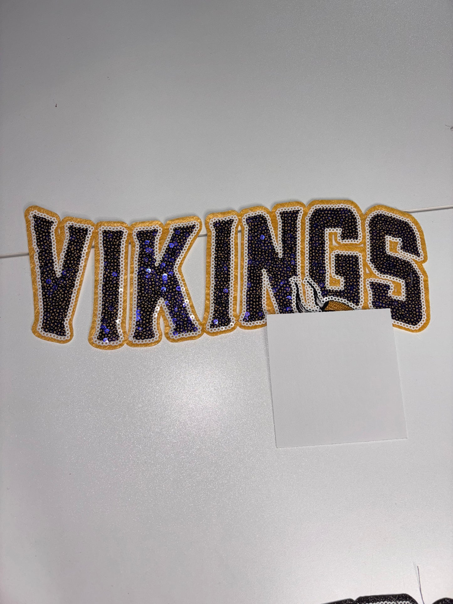 Team iron on patches 10.5 wide