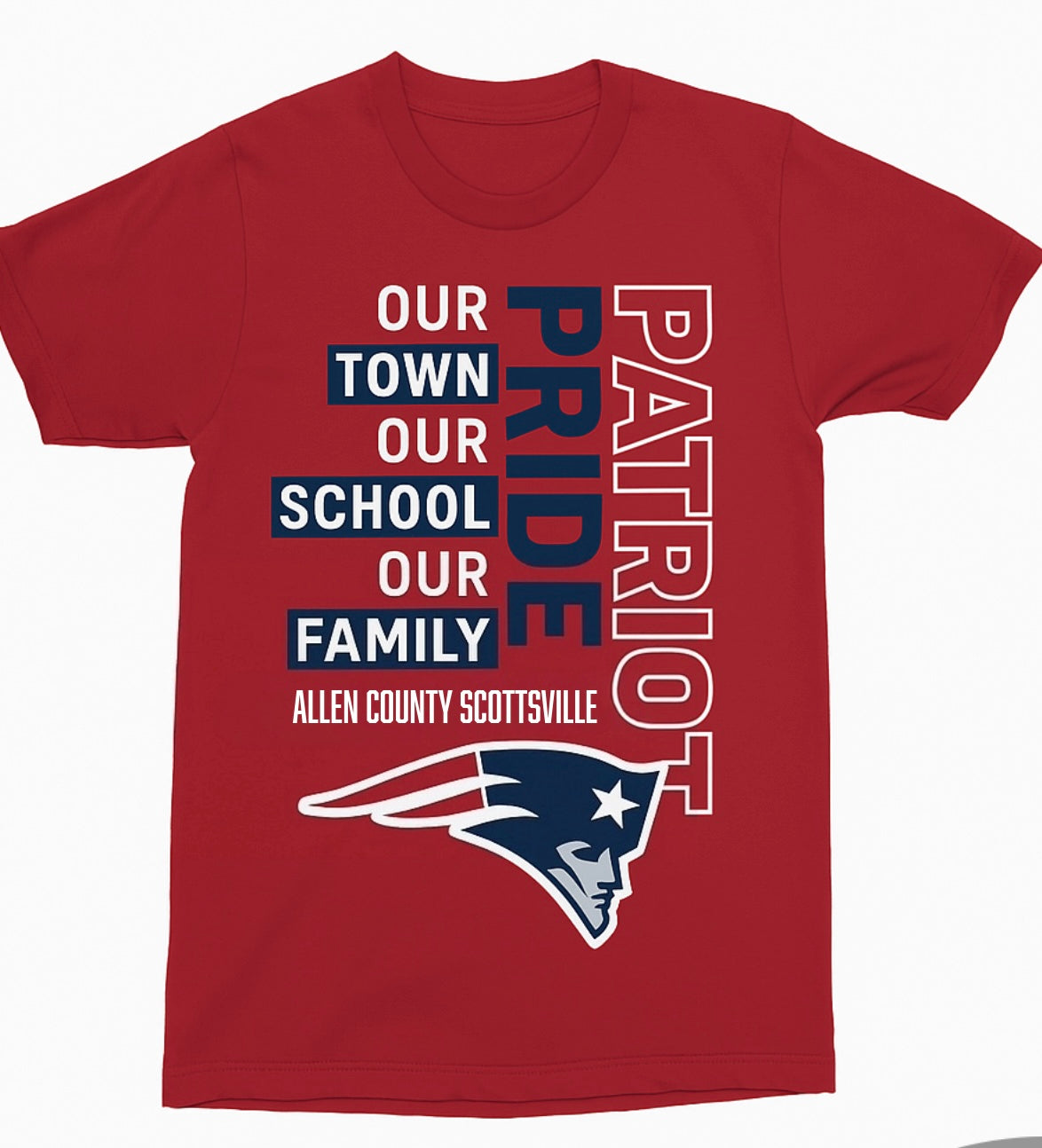 patriot pride allen county scottsville tshirt