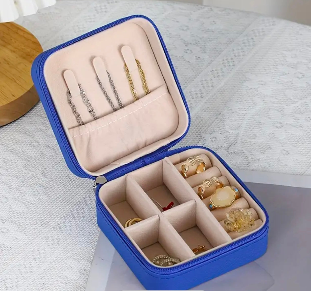 Personalized travel jewelry boxes