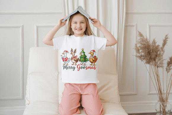 Silly goose merry goosmas Christmas dtf transfer