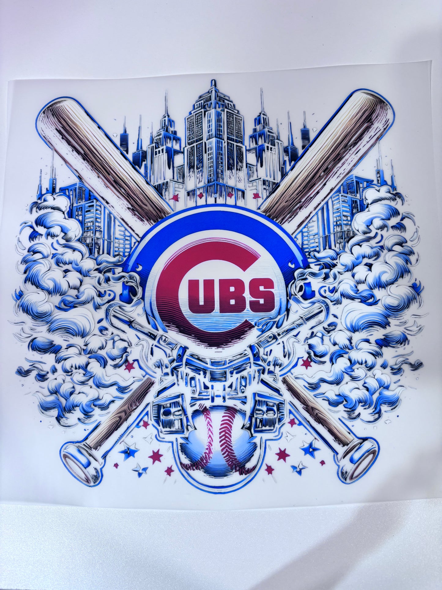 Cubs baseball DTF transfer
