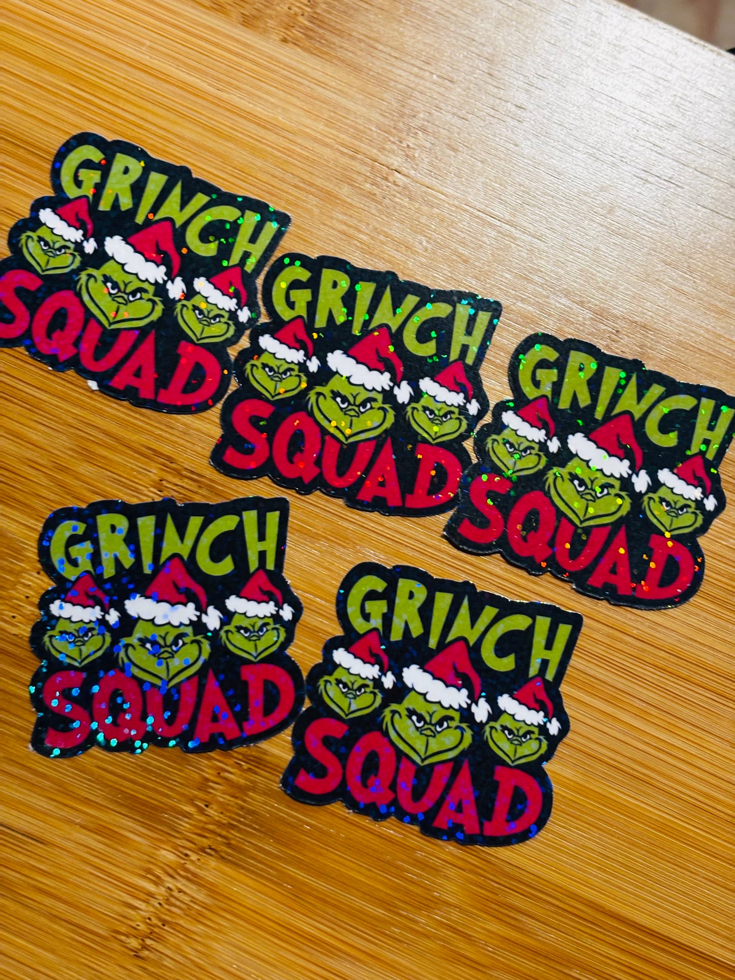 Grinch squade sticker