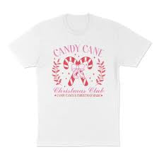 Candy cane Christmas club DTF transfer