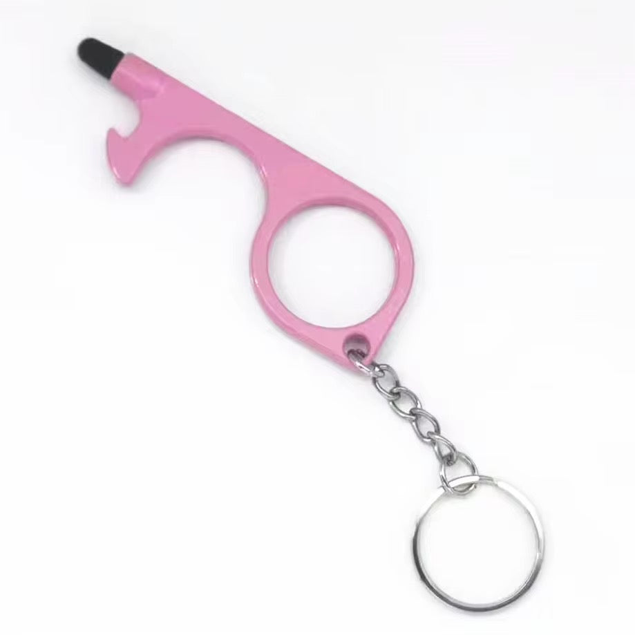 No touch Door opener with stylus