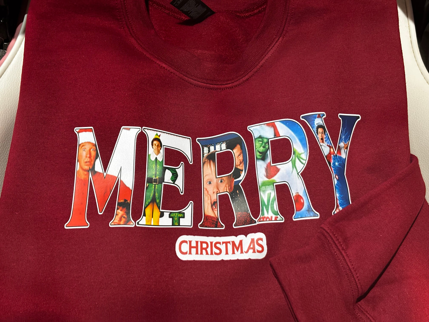 Merry Christmas 90s movie sweatshirt