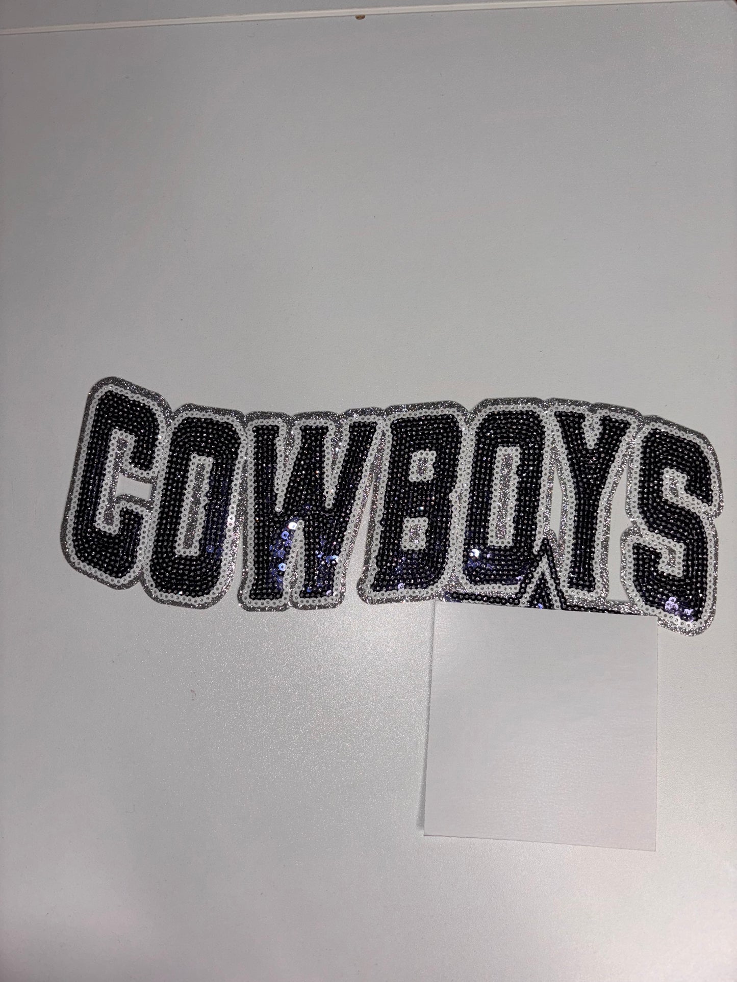 Team iron on patches 10.5 wide