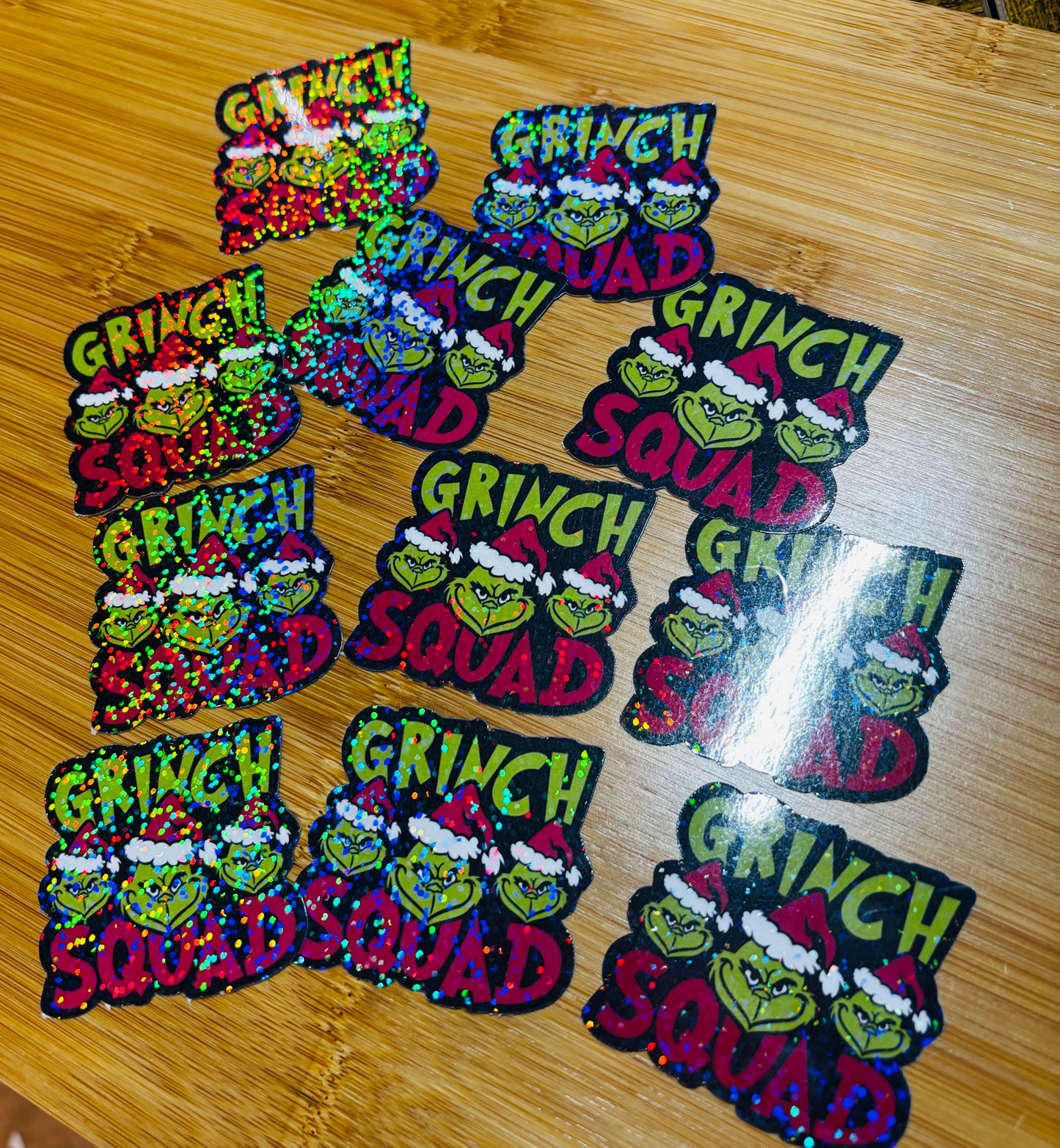 Grinch squade sticker