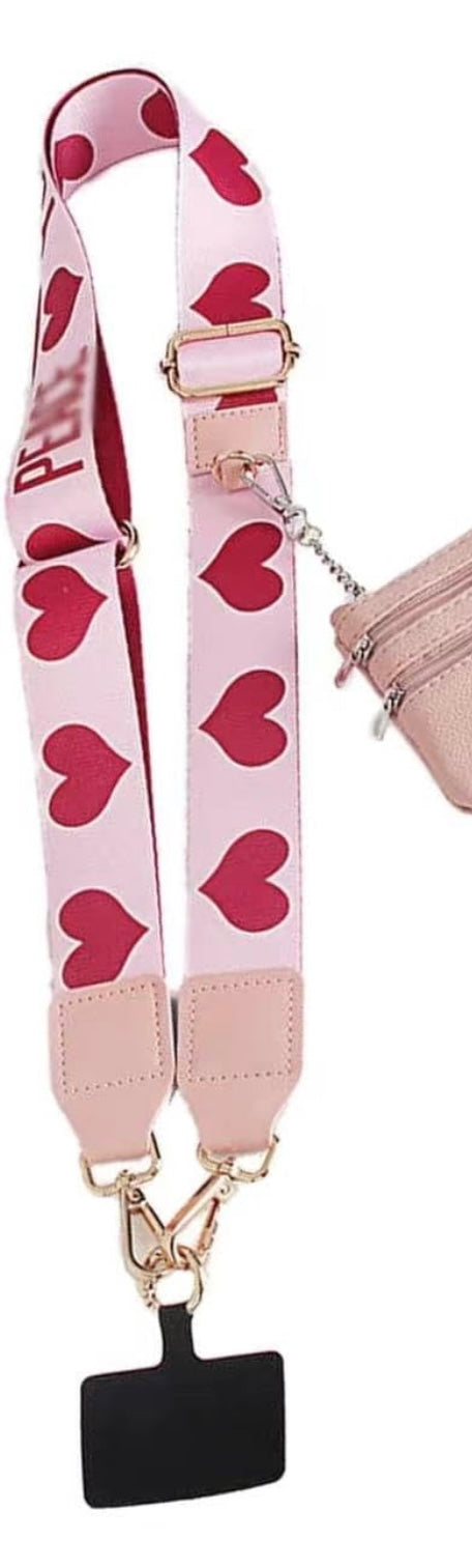 Clip and go Strap for Phone with Wallet Crossbody, Clip & go Strap with/Zippered Pouch,phone strap
