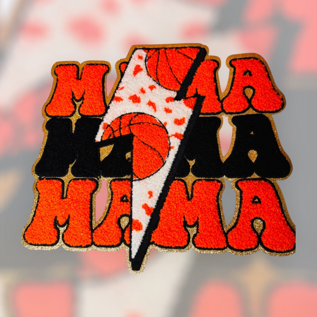 Mama basketball Chenille