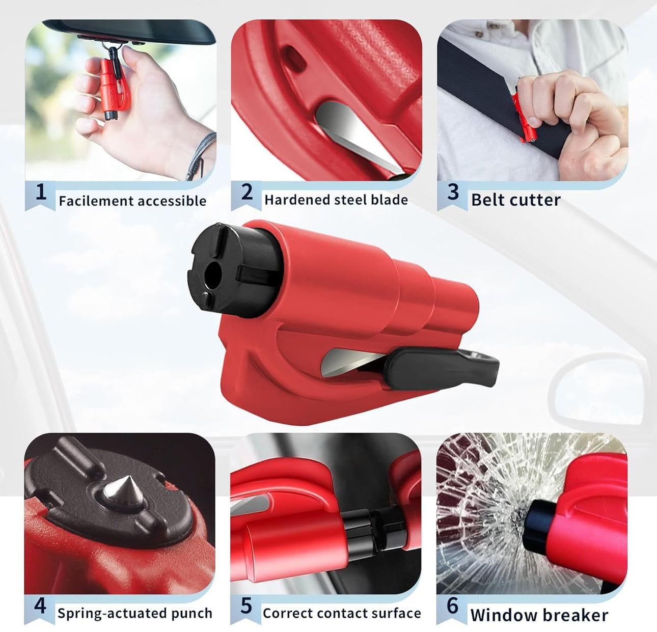 3 in 1 seat belt cutter and window breaker