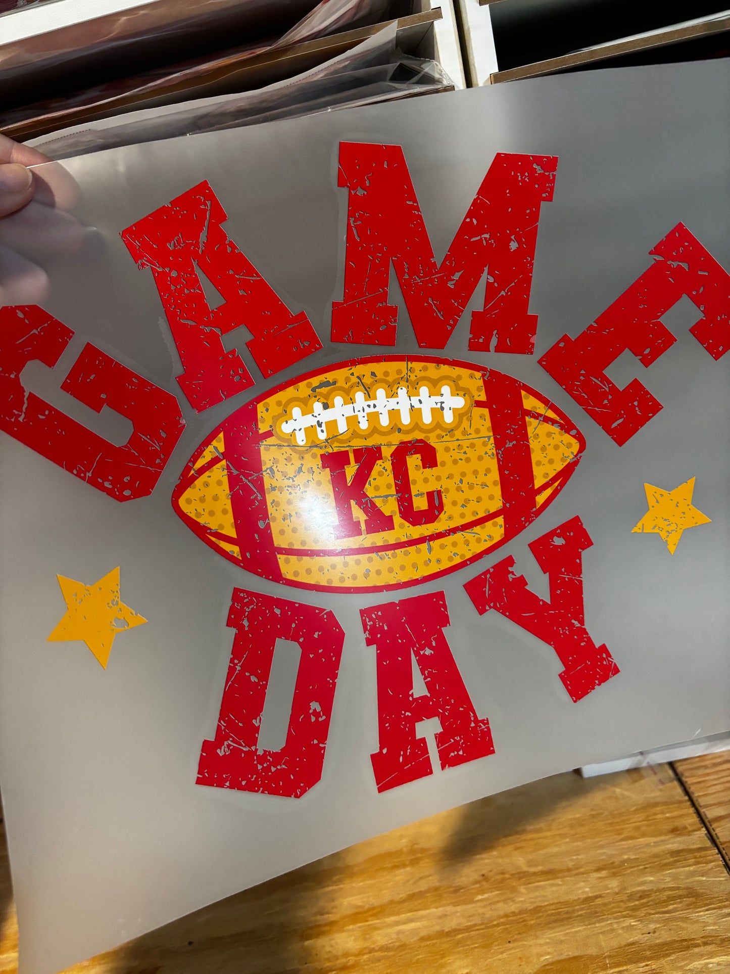 KC game day DTF transfer