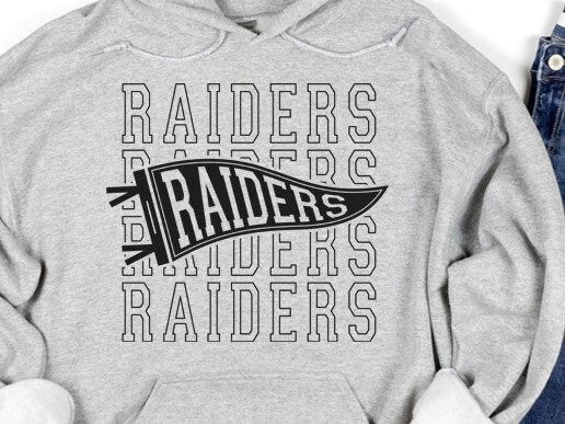 Variety of football team gray crewneck