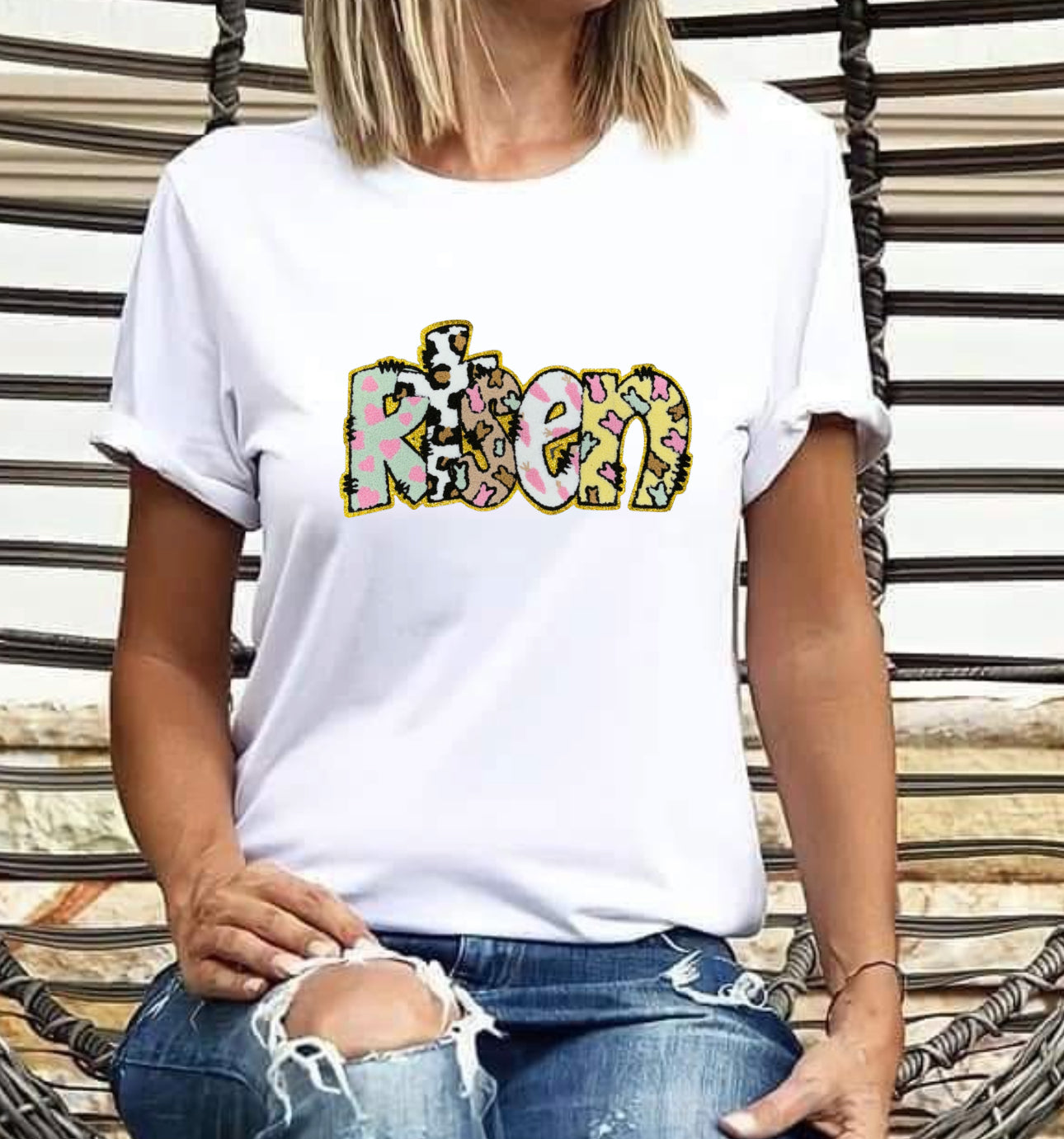 Risen Easter tshirt