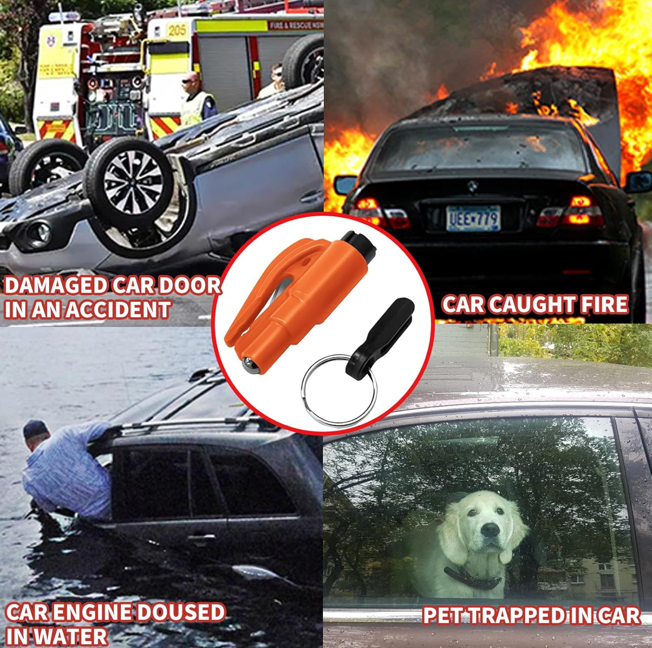 3 in 1 seat belt cutter and window breaker