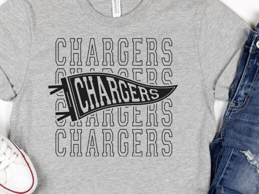 Variety of football team gray crewneck