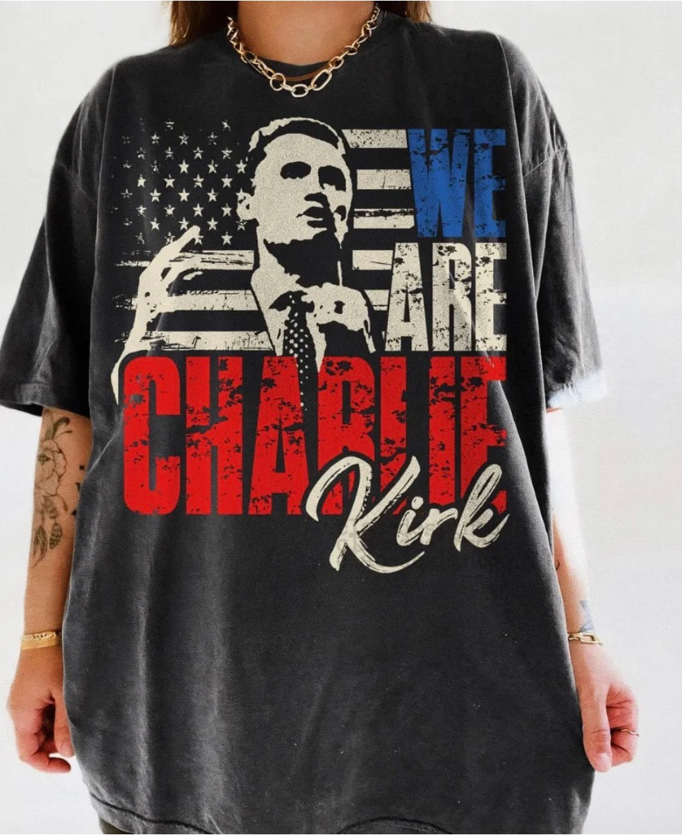 Charlie Kirk DTFs two styles