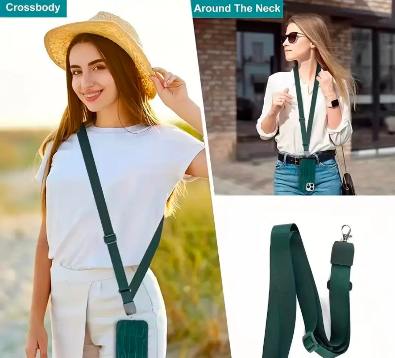 Adjustable Crossbody Lanyard for phone