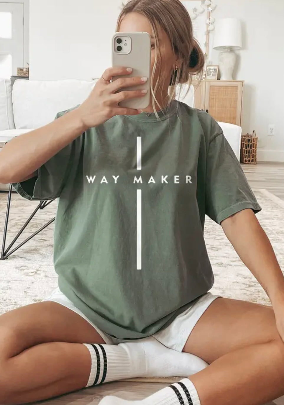 Way maker tshirt- comfort colors- conversation starter collection