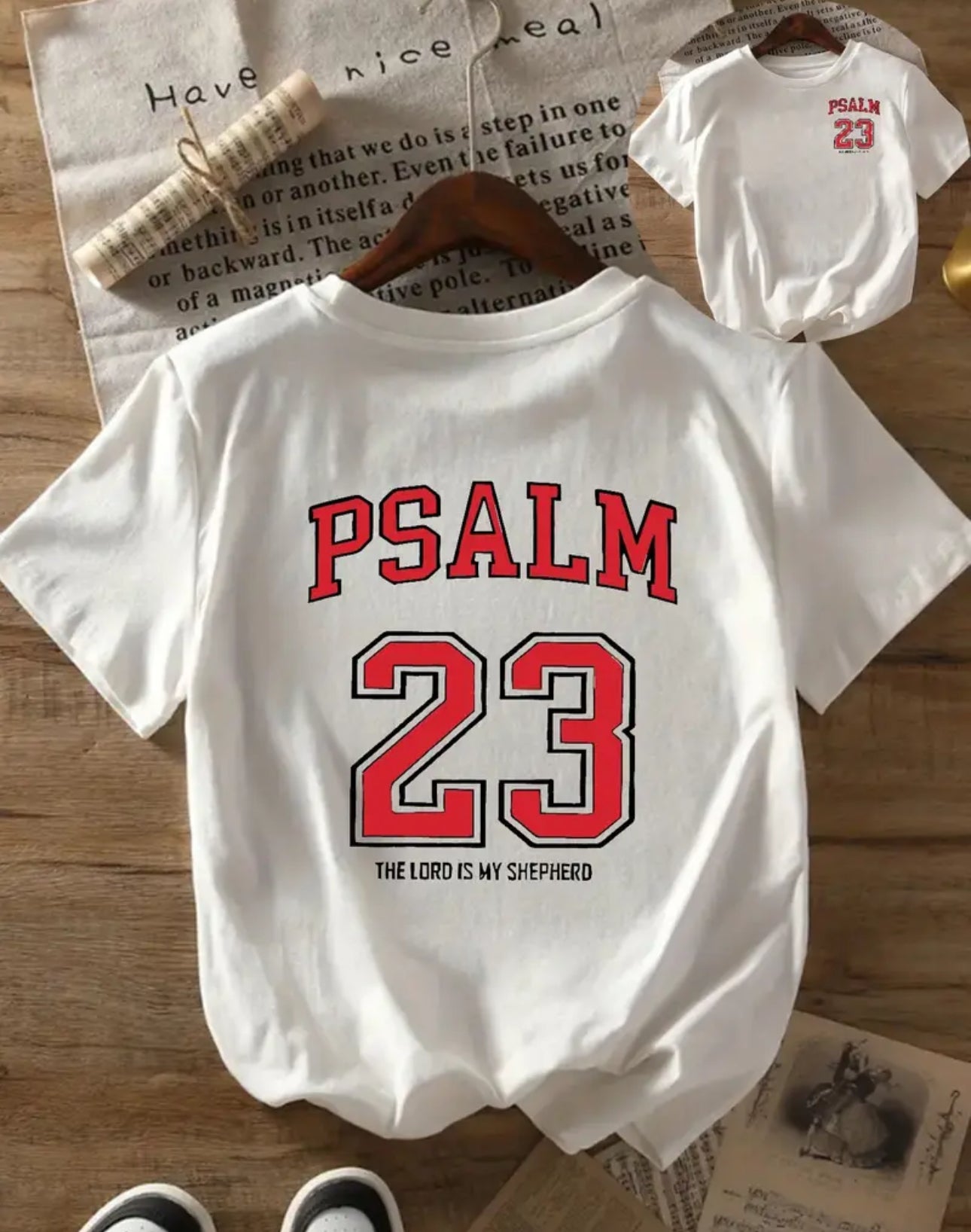 Psalm 23 the lord is my shepherd tshirt