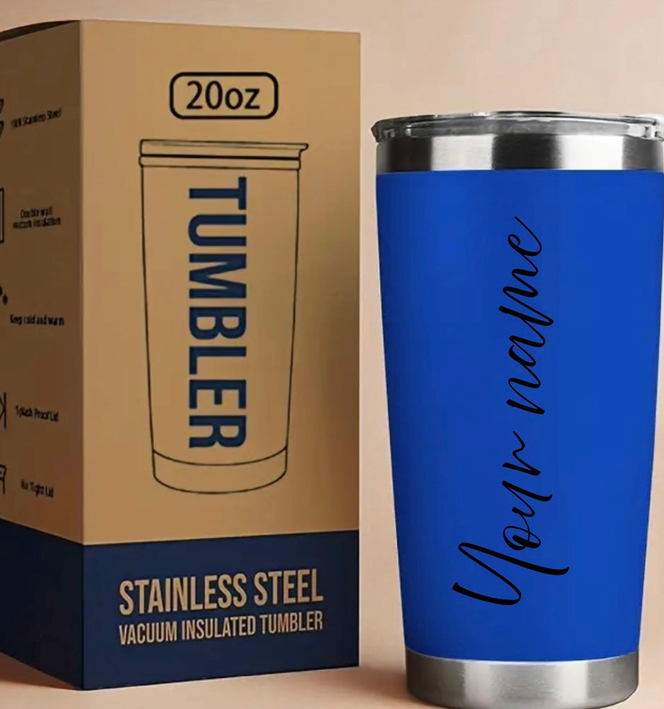 Personalized 20oz stainless steel tumbler