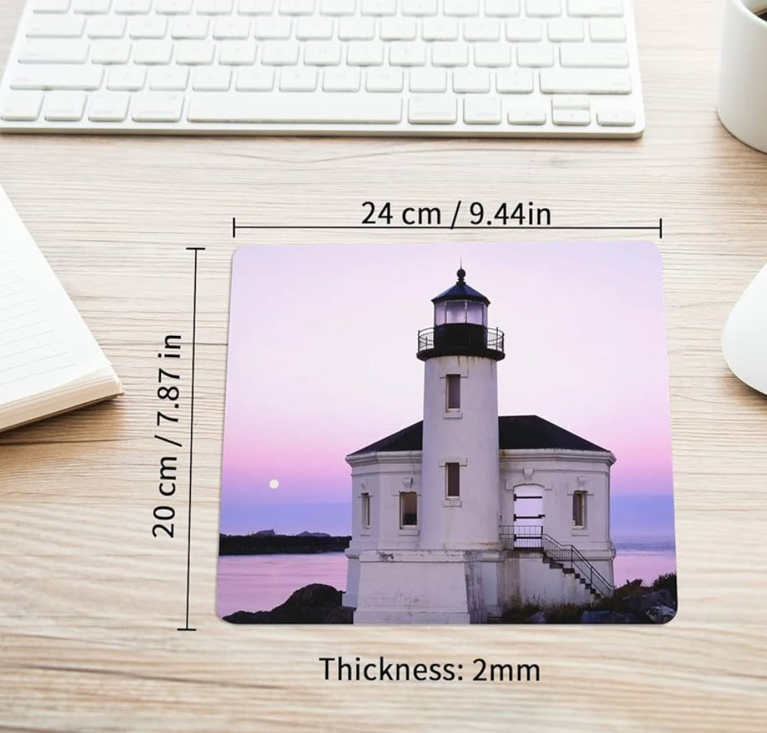 Personalized school bus mouse pad
