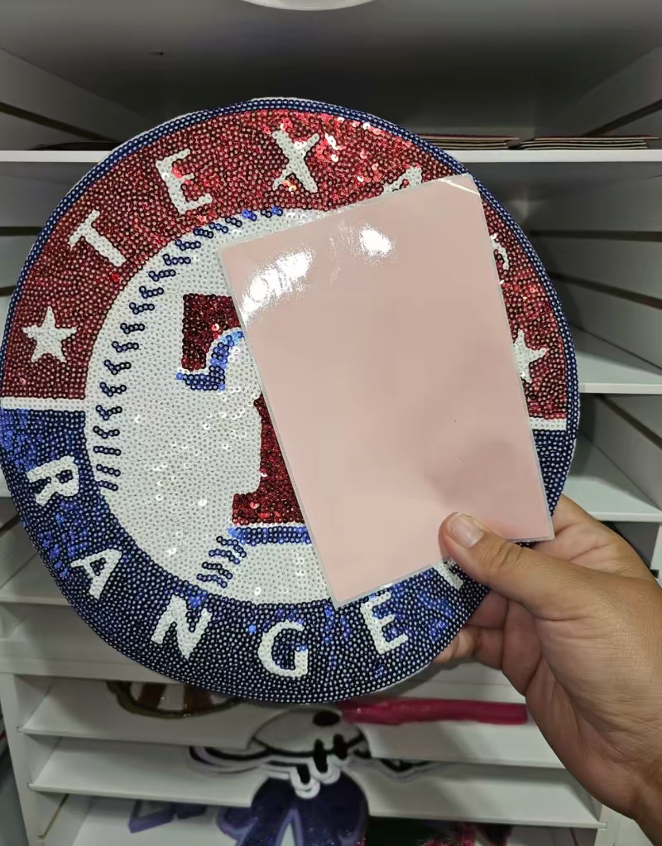 Baseball TR iron on patch