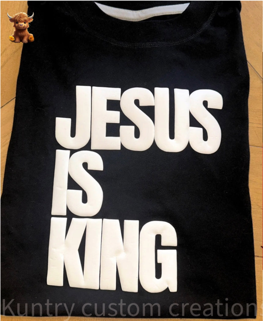 Jesus is king tshirt- comfort colors- conversation starter collection