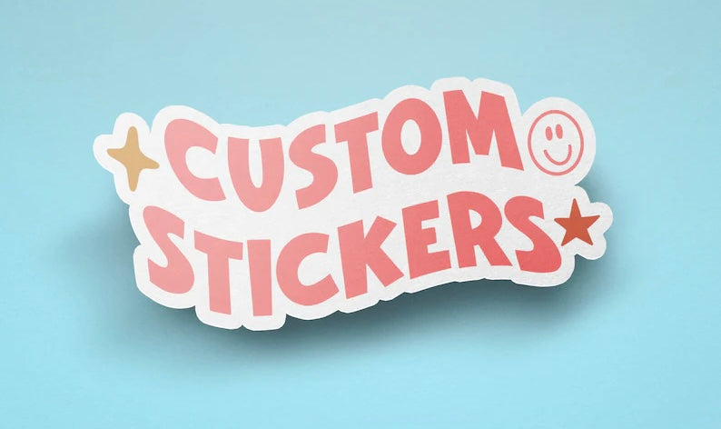 Custom waterproof stickers