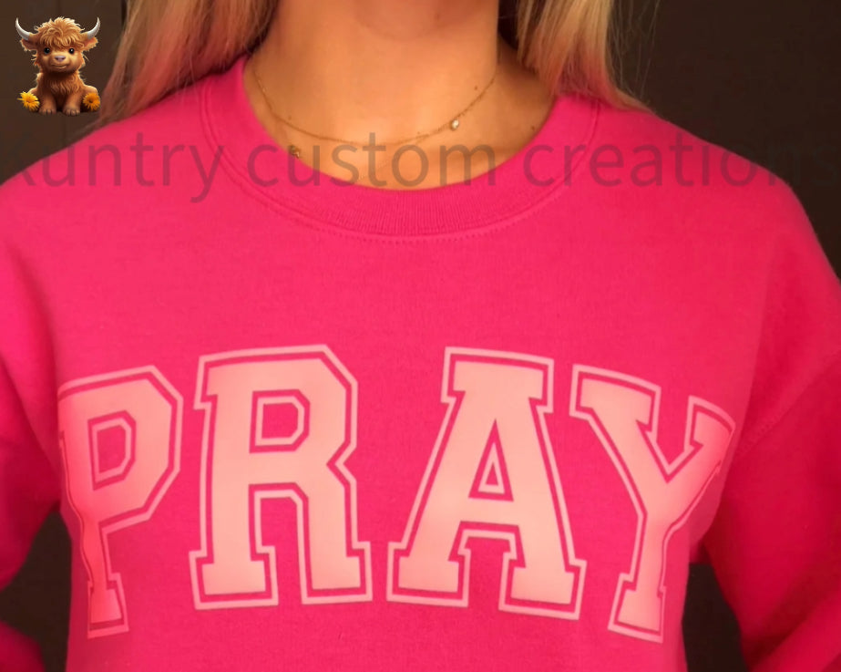 Pray tshirt- comfort colors- conversation starter collection