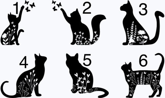 Cat waterproof car decals