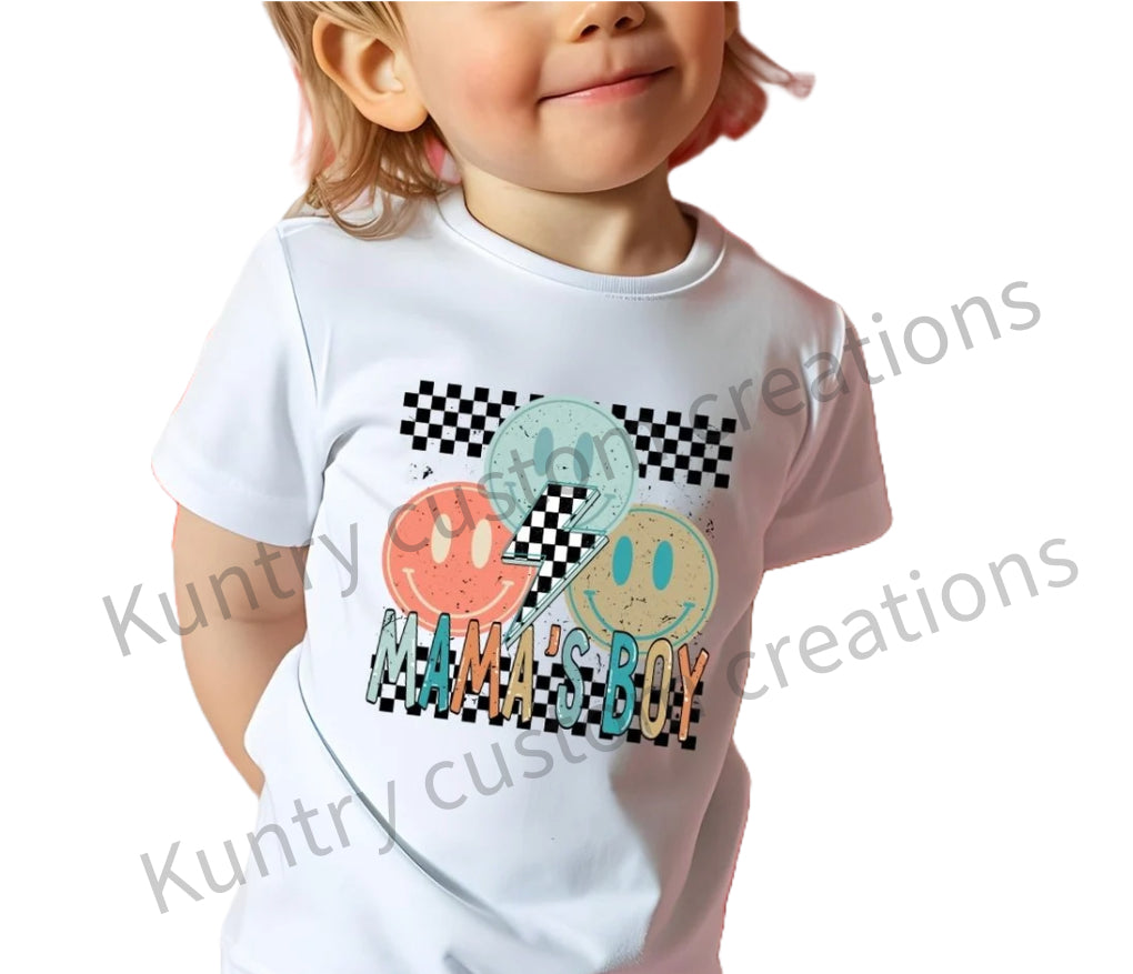 Mamas boy sublimation transfer