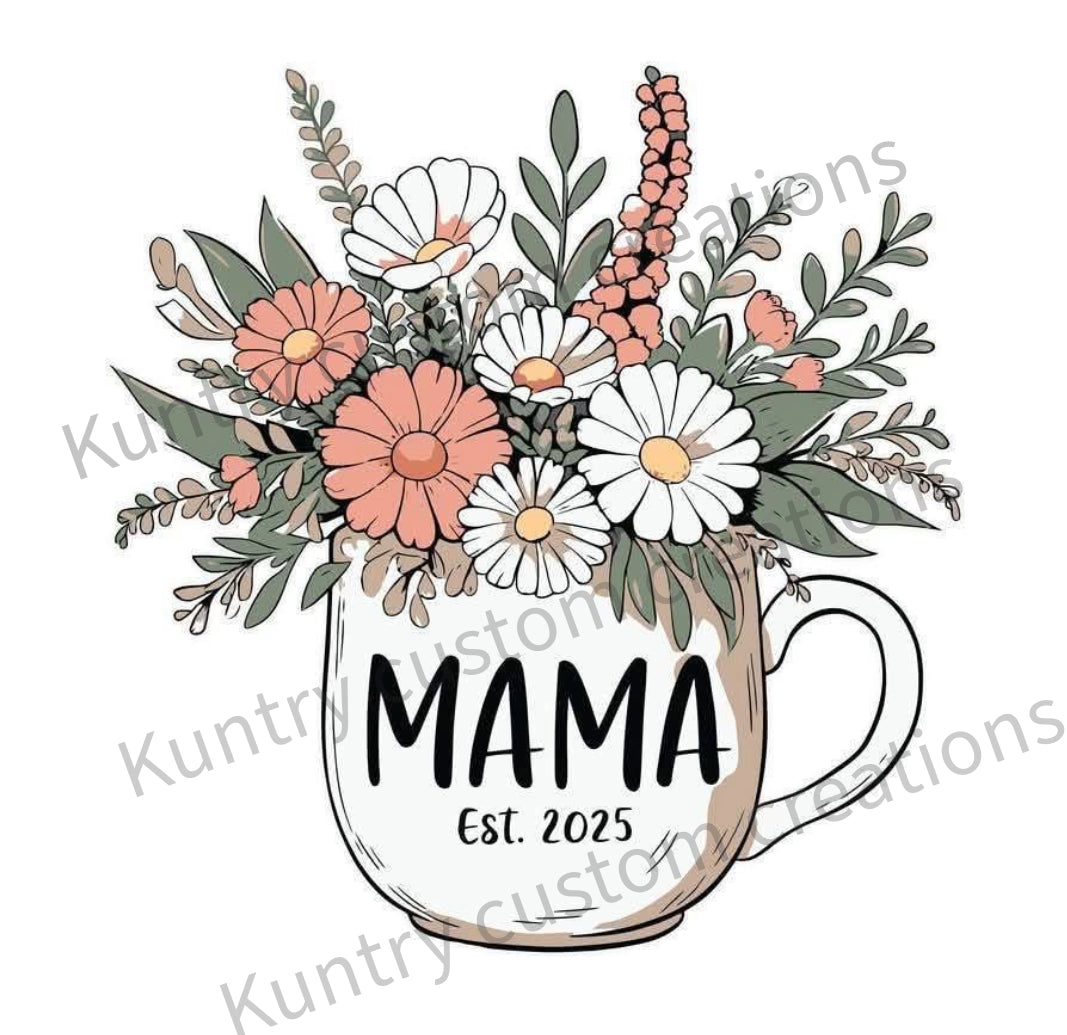 Flowers mama png file