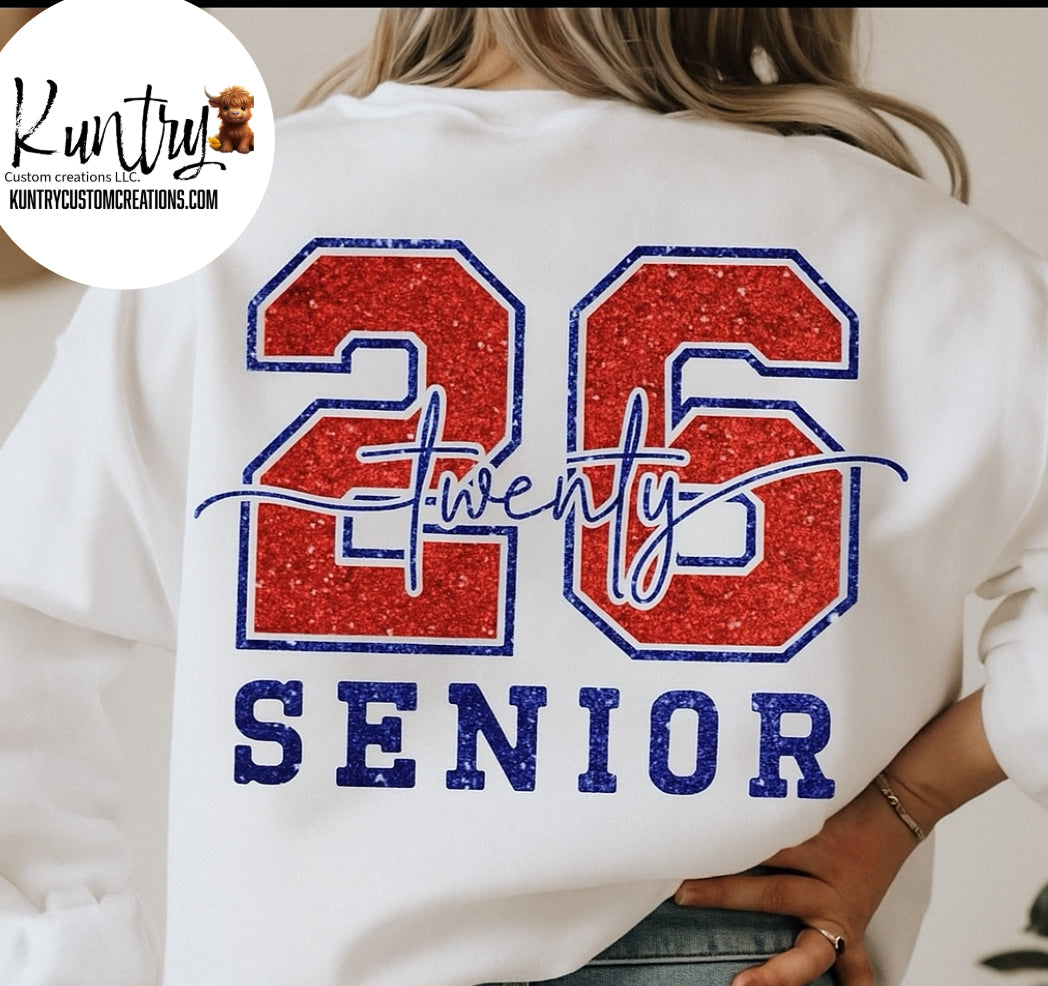 Custom senior 2026 shirts