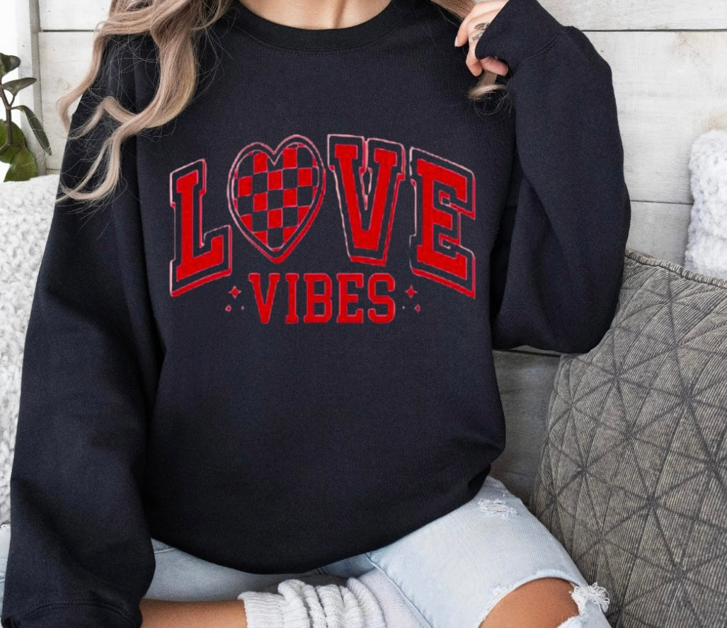 Love vibes crewneck sweatshirt