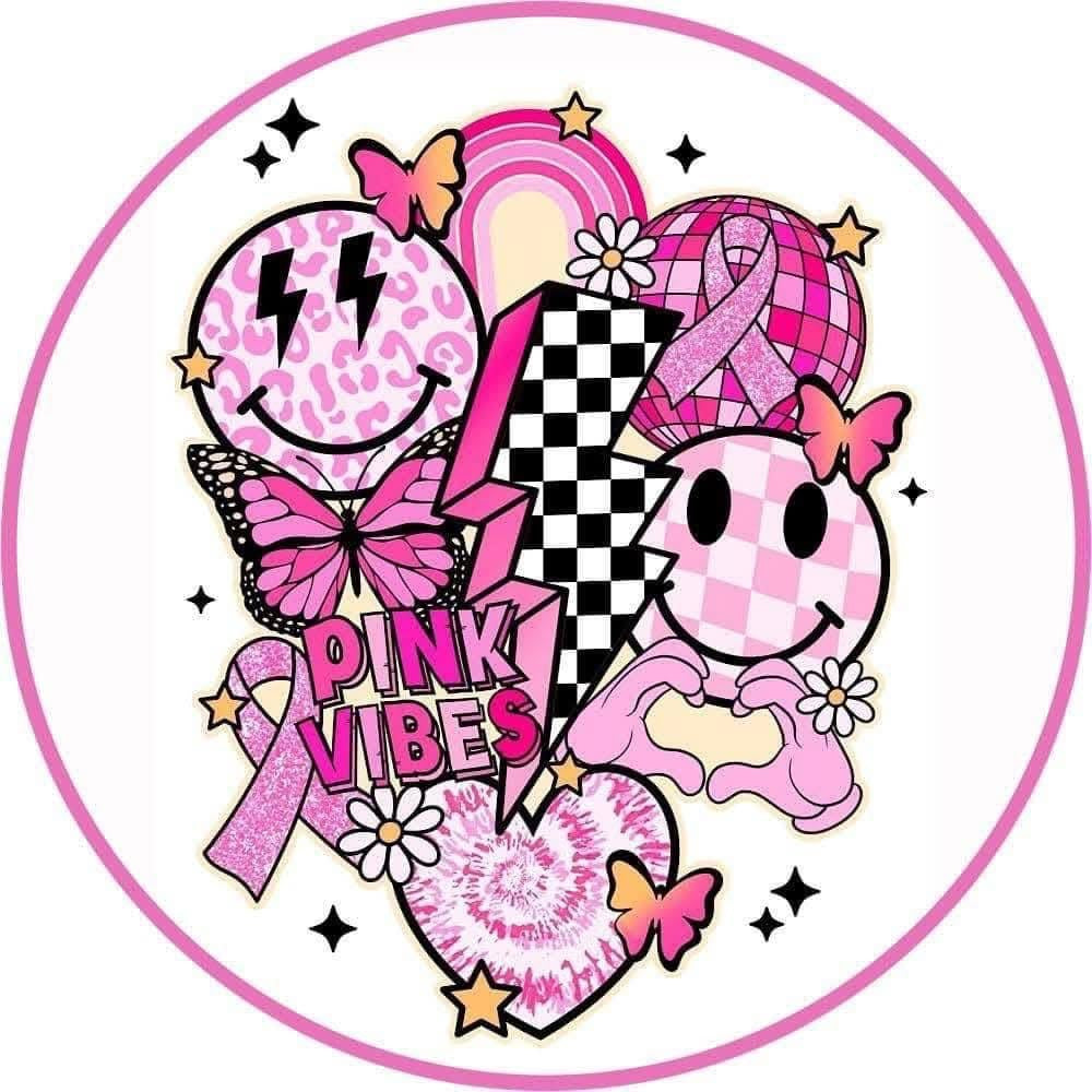 Pink vibes Sticker
