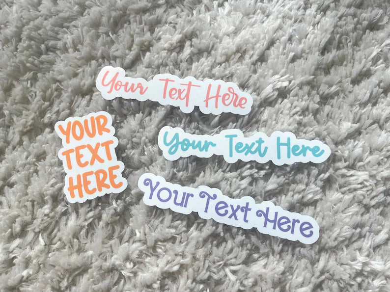 Custom waterproof stickers