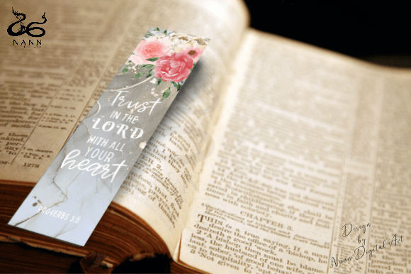 Waterproof set of 5 Bible theme bookmarks