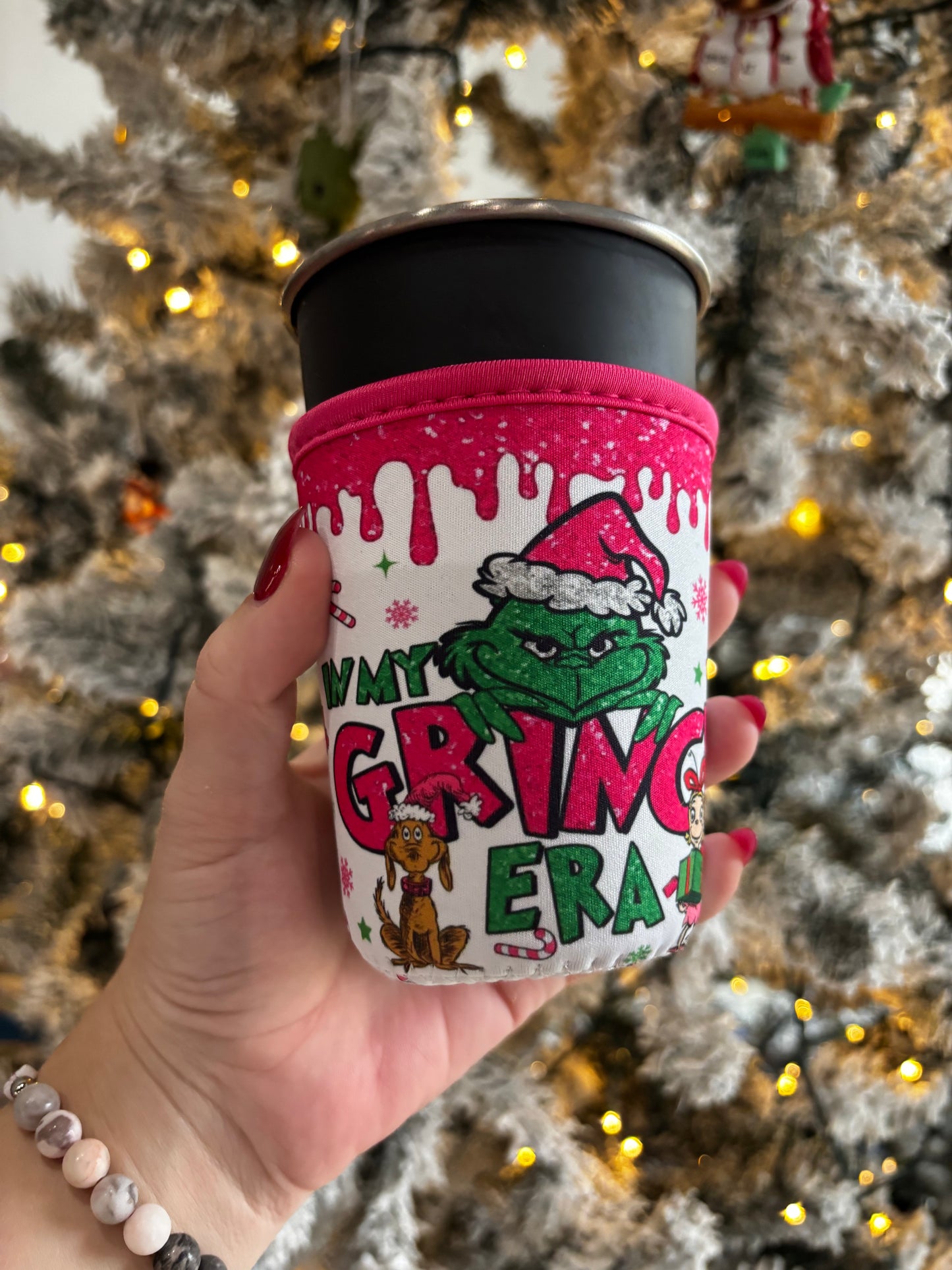 In my grinch era Reusable cup sleeve