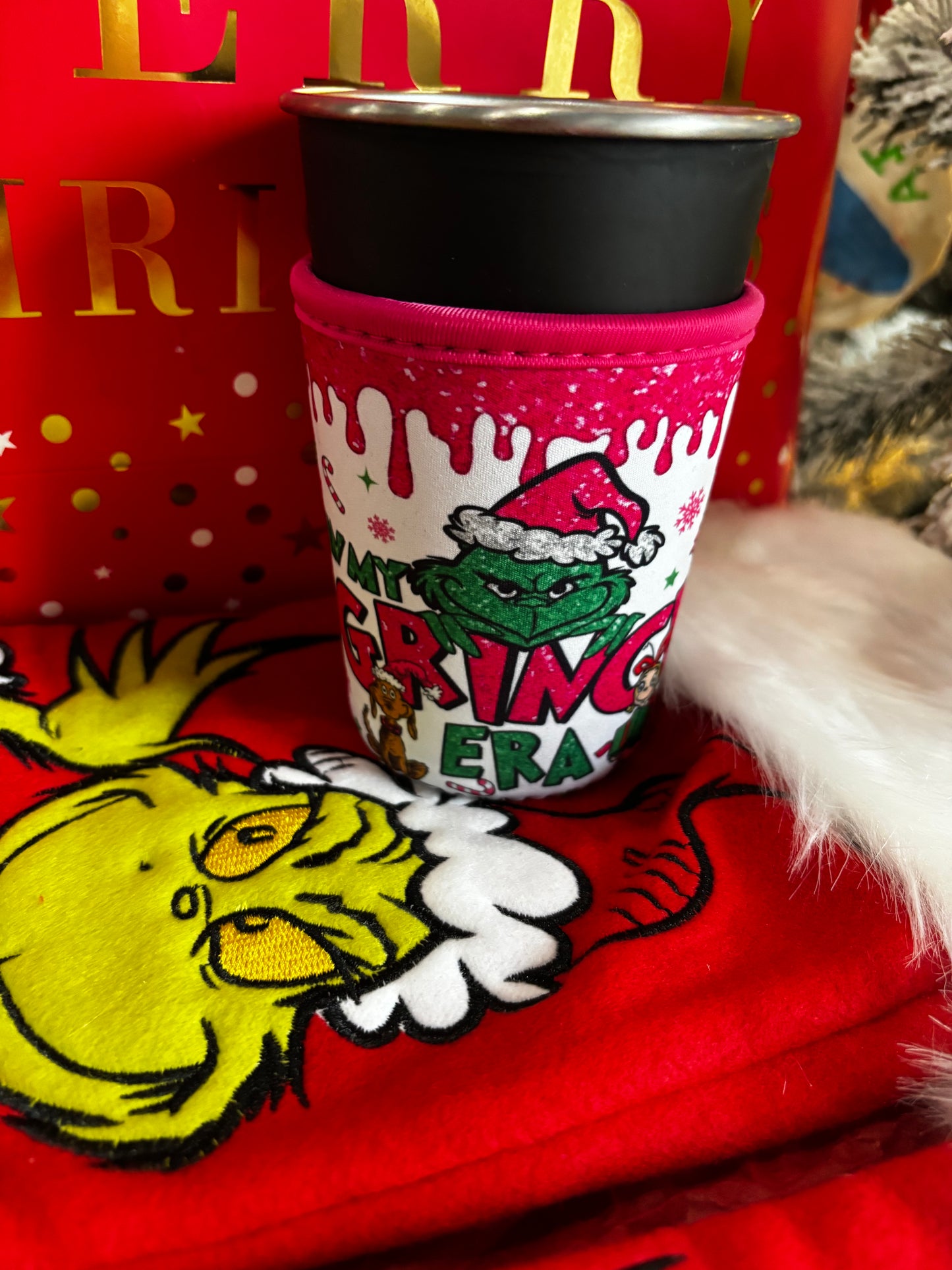 In my grinch era Reusable cup sleeve