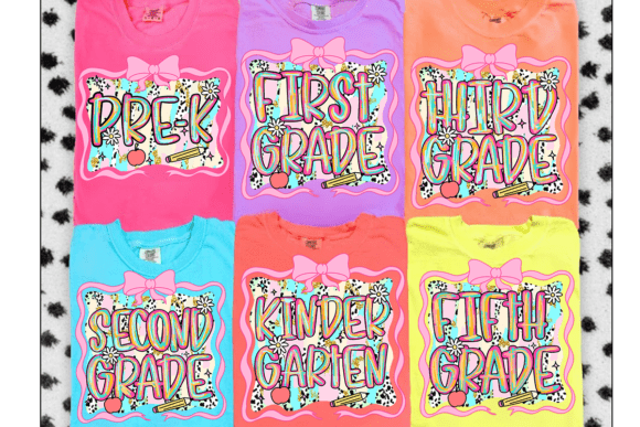 Pink Brushstroke Back to School Bundle