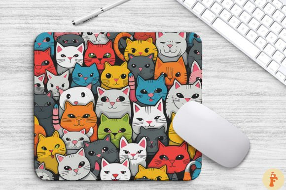 Cat mouse pad