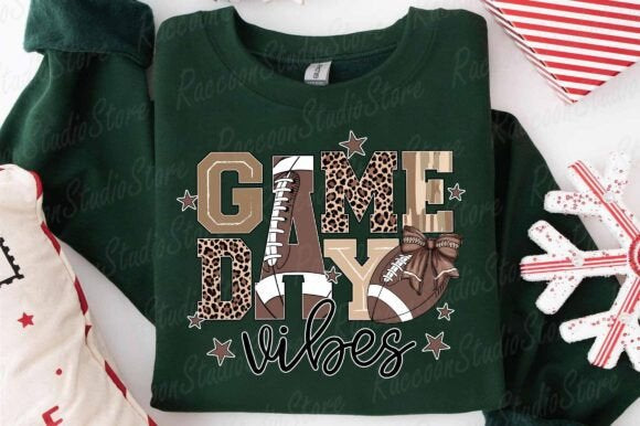 Football game day vibes tshirt