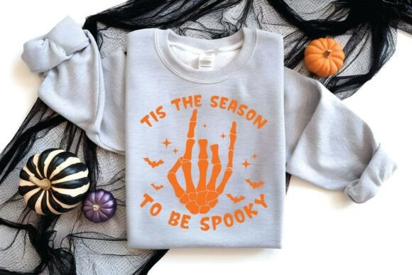 Halloween Tshirt the season to be spooky shirt or crewneck