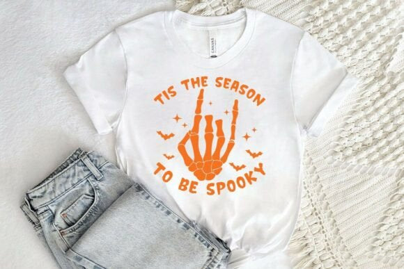Halloween Tshirt the season to be spooky shirt or crewneck