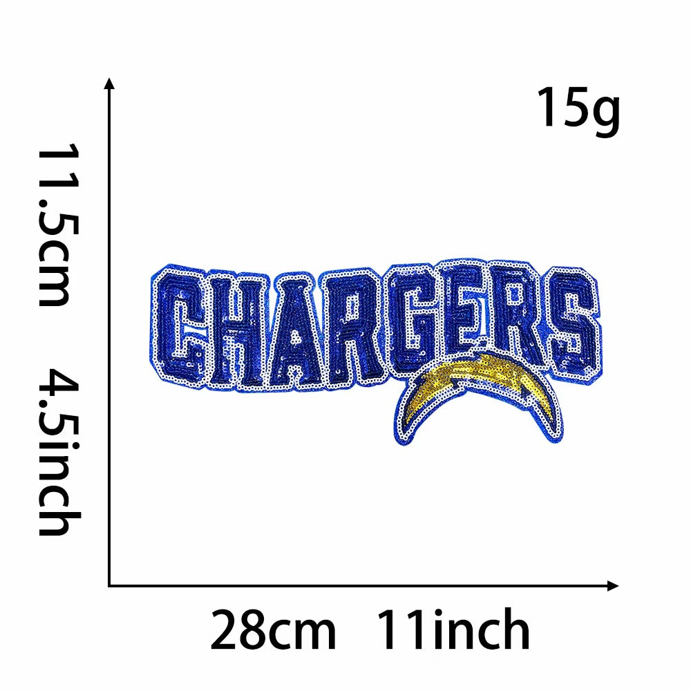 Variety Football team iron on patches