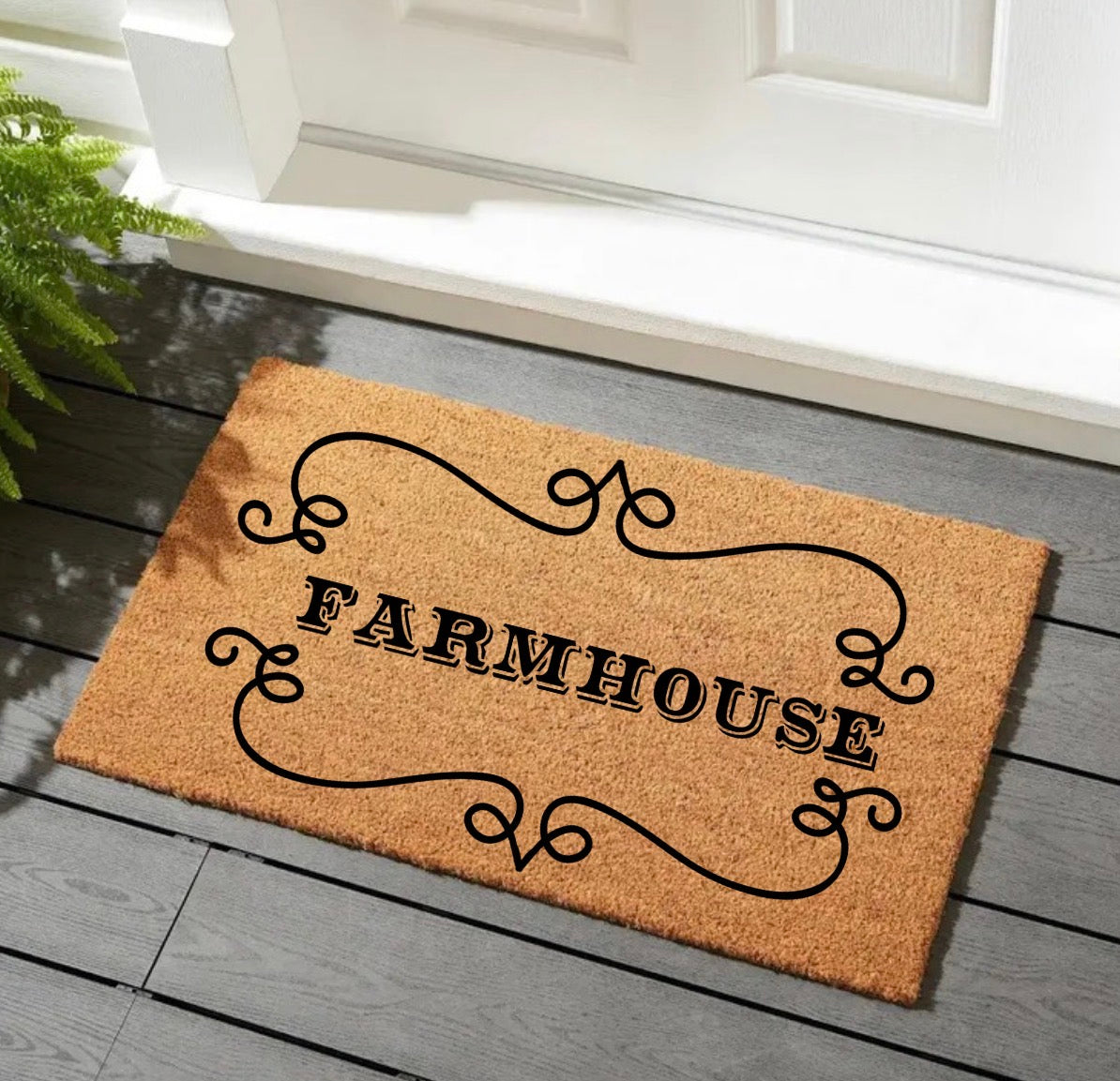 Farmhouse outdoor or indoor mat