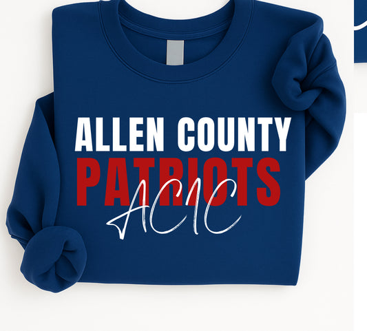ACIC patriots allen county scottsville tshirt