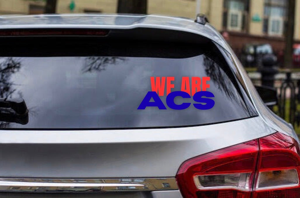We are ACS window/car waterproof decal